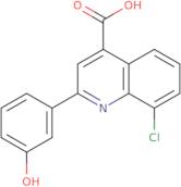 8-Chloro-2-(3-hydroxyphenyl)quinoline-4-carboxylic acid