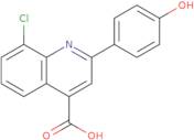 8-Chloro-2-(4-hydroxyphenyl)quinoline-4-carboxylic acid