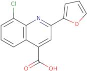 8-Chloro-2-(2-furyl)quinoline-4-carboxylic acid