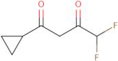 1-Cyclopropyl-4,4-difluorobutane-1,3-dione