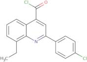 2-(4-Chlorophenyl)-8-ethylquinoline-4-carbonyl chloride