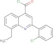 2-(2-Chlorophenyl)-8-ethylquinoline-4-carbonyl chloride