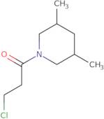 1-(3-Chloropropanoyl)-3,5-dimethylpiperidine