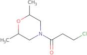 4-(3-Chloropropanoyl)-2,6-dimethylmorpholine