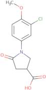 1-(3-Chloro-4-methoxyphenyl)-5-oxopyrrolidine-3-carboxylic acid