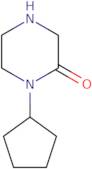 1-Cyclopentylpiperazin-2-one hydrochloride