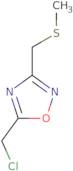 5-(Chloromethyl)-3-[(methylthio)methyl]-1,2,4-oxadiazole