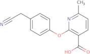 2-[4-(Cyanomethyl)phenoxy]-6-methylnicotinic acid