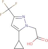 [5-Cyclopropyl-3-(trifluoromethyl)-1H-pyrazol-1-yl]acetic acid