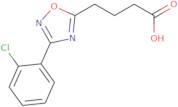 4-[3-(2-Chlorophenyl)-1,2,4-oxadiazol-5-yl]butanoic acid