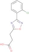 3-[3-(2-Chlorophenyl)-1,2,4-oxadiazol-5-yl]propanoic acid