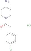 1-[(4-Chlorophenyl)acetyl]piperidin-4-amine hydrochloride