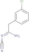 (1Z)-2-(3-Chlorophenyl)-N'-cyanoethanimidamide