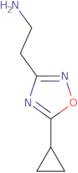 [2-(5-Cyclopropyl-1,2,4-oxadiazol-3-yl)ethyl]amine hydrochloride