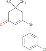 3-[(3-Chlorophenyl)amino]-5,5-dimethylcyclohex-2-en-1-one