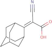 Cyano(tricyclo[3.3.1.1~3,7~]dec-2-ylidene)acetic acid