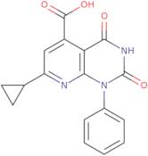 7-Cyclopropyl-2,4-dioxo-1-phenyl-1,2,3,4-tetrahydropyrido[2,3-d]pyrimidine-5-carboxylic acid