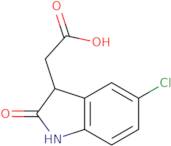 (5-Chloro-2-oxo-2,3-dihydro-1H-indol-3-yl)acetic acid