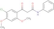 3-(5-Chloro-2,4-dimethoxyphenyl)-3-oxo-N-phenylpropanamide