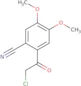 2-(Chloroacetyl)-4,5-dimethoxybenzonitrile