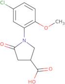 1-(5-Chloro-2-methoxyphenyl)-5-oxopyrrolidine-3-carboxylic acid