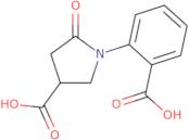 1-(2-Carboxyphenyl)-5-oxopyrrolidine-3-carboxylic acid