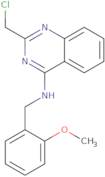 2-(Chloromethyl)-N-(2-methoxybenzyl)quinazolin-4-amine