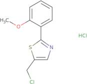 5-(Chloromethyl)-2-(2-methoxyphenyl)-1,3-thiazole hydrochloride