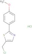 5-(Chloromethyl)-2-(4-methoxyphenyl)-1,3-thiazole hydrochloride