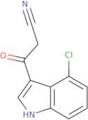 3-(4-Chloro-1H-indol-3-yl)-3-oxopropanenitrile