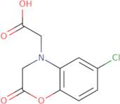 (6-Chloro-2-oxo-2,3-dihydro-4H-1,4-benzoxazin-4-yl)acetic acid