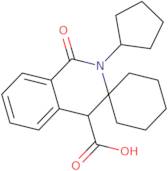 2'-Cyclopentyl-1'-oxo-1',4'-dihydro-2'H-spiro[cyclohexane-1,3'-isoquinoline]-4'-carboxylic acid