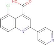 5-Chloro-2-pyridin-4-ylquinoline-4-carboxylic acid