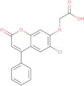 [(6-Chloro-2-oxo-4-phenyl-2H-chromen-7-yl)oxy]acetic acid