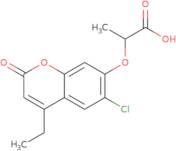 2-[(6-Chloro-4-ethyl-2-oxo-2H-chromen-7-yl)oxy]propanoic acid