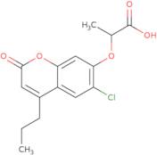 2-[(6-Chloro-2-oxo-4-propyl-2H-chromen-7-yl)oxy]propanoic acid