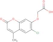 [(6-Chloro-4-methyl-2-oxo-2H-chromen-7-yl)oxy]acetic acid