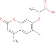 2-[(6-Chloro-4-methyl-2-oxo-2H-chromen-7-yl)oxy]propanoic acid