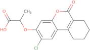 2-[(2-Chloro-6-oxo-7,8,9,10-tetrahydro-6H-benzo[c]chromen-3-yl)oxy]propanoic acid