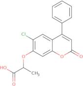 2-[(6-Chloro-2-oxo-4-phenyl-2H-chromen-7-yl)oxy]propanoic acid