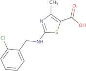 2-[(2-Chlorobenzyl)amino]-4-methyl-1,3-thiazole-5-carboxylic acid