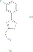 {[4-(3-Chlorophenyl)-1,3-thiazol-2-yl]methyl}amine dihydrochloride