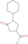 1-Cyclohexyl-5-oxopyrrolidine-3-carbonyl chloride