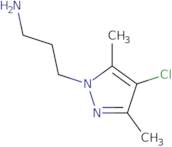 [3-(4-Chloro-3,5-dimethyl-1H-pyrazol-1-yl)propyl]amine