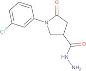 1-(3-Chlorophenyl)-5-oxopyrrolidine-3-carbohydrazide