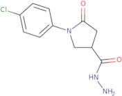 1-(4-Chlorophenyl)-5-oxopyrrolidine-3-carbohydrazide