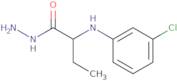 2-[(3-Chlorophenyl)amino]butanohydrazide