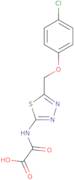 ({5-[(4-Chlorophenoxy)methyl]-1,3,4-thiadiazol-2-yl}amino)(oxo)acetic acid