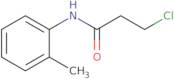 3-Chloro-N-(2-methylphenyl)propanamide