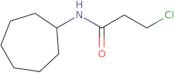 3-Chloro-N-cycloheptylpropanamide